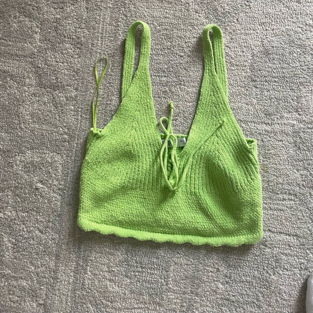 Crochet crop top